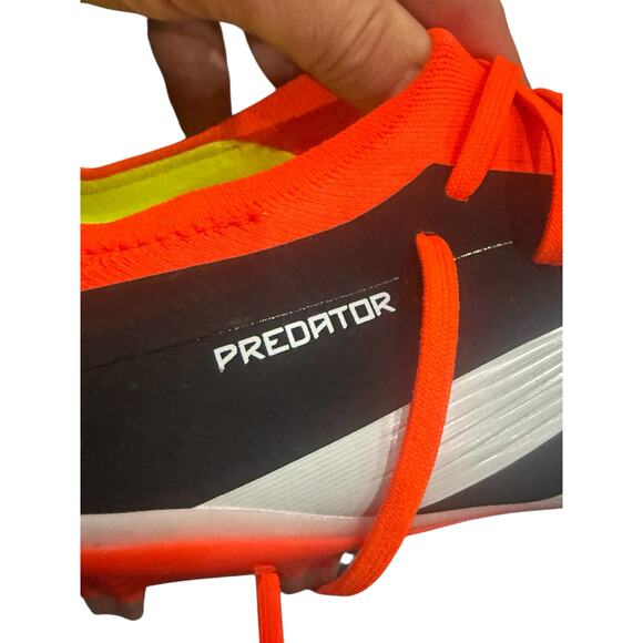 NWOT Adidas Predator Pro FG Soccer Cleats Black Solar Red Women’s Cleats - 8.5 - Picture 7 of 8